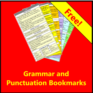 Curriculum Assessment Bookmarks - Grammar and Punctuation