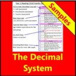 The Decimal System - Samples