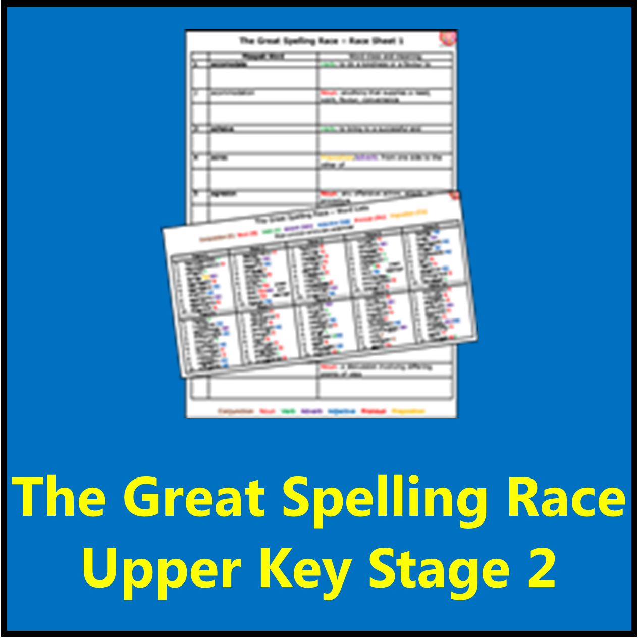 The Great Spelling Race - Full Version