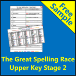 The Great Spelling Race - Free Sample