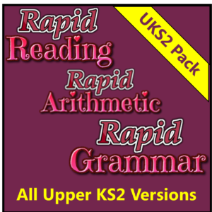 Rapid Reading, Rapid Grammar and Rapid Arithmetic - Upper Key Stage 2 Pack