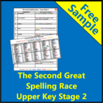 The Second Great Spelling Race - Free Sample