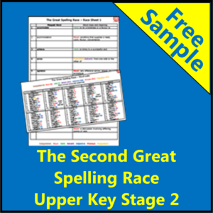 The Second Great Spelling Race - Free Sample