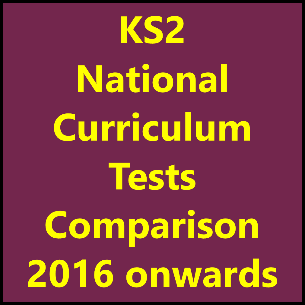 KS2 National Curriculum Tests Comparison