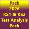 2026 KS1 and KS2 Test and Question Level Analysis Pack